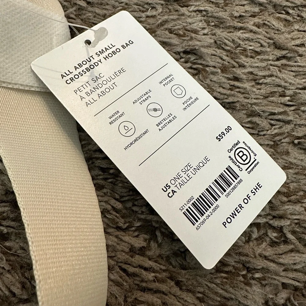 Athleta Cream Shoulder Bag - Picture 2 of 2